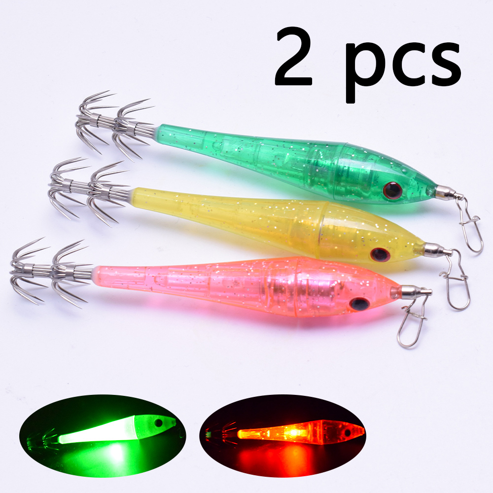Fishing Boat Navigation Light - 2 Pcs LED Underwater Lure Light,