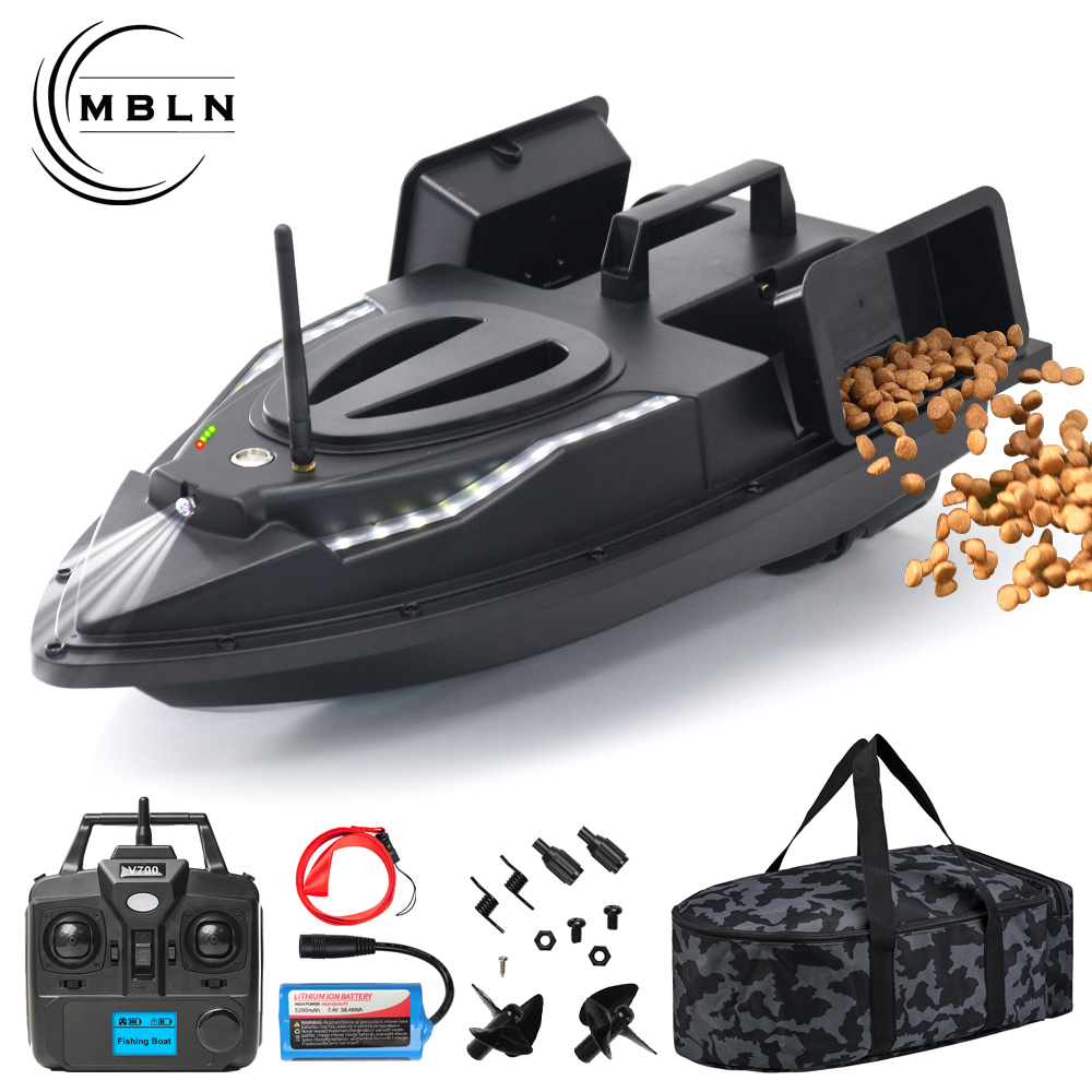 Fishing Boat Trolling Motor - Brand,Fishing Bait Boat,Dual Motors,Steering Tail Light,Cruise