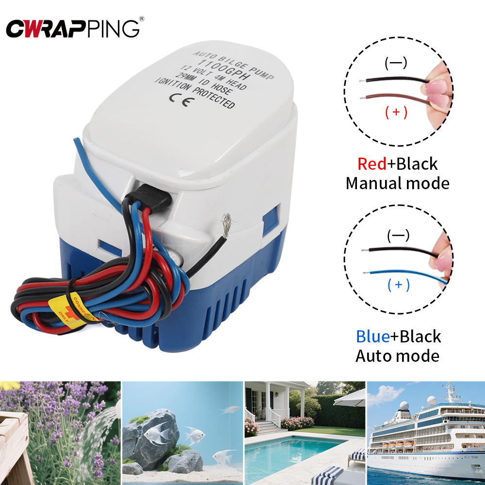 Fishing Boat Bilge Pump - Car RV Bilge Pump for Boats