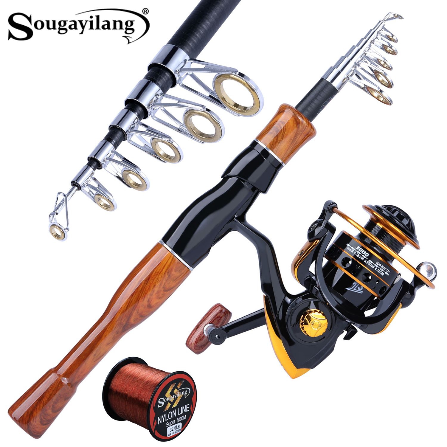Fishing Boat Fiberglass - Sougayilang Fishing Rod Reel Combo High