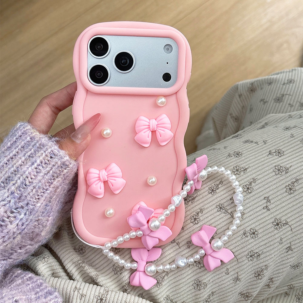 Fishing Boat Cover - Cute 3D Bowknot Pearl Candy Wavy
