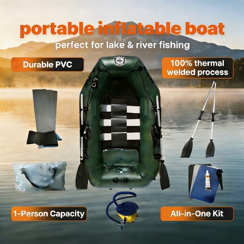 Fishing Boat Oar - 1 Person Fishing Boat Cheap Inflatable