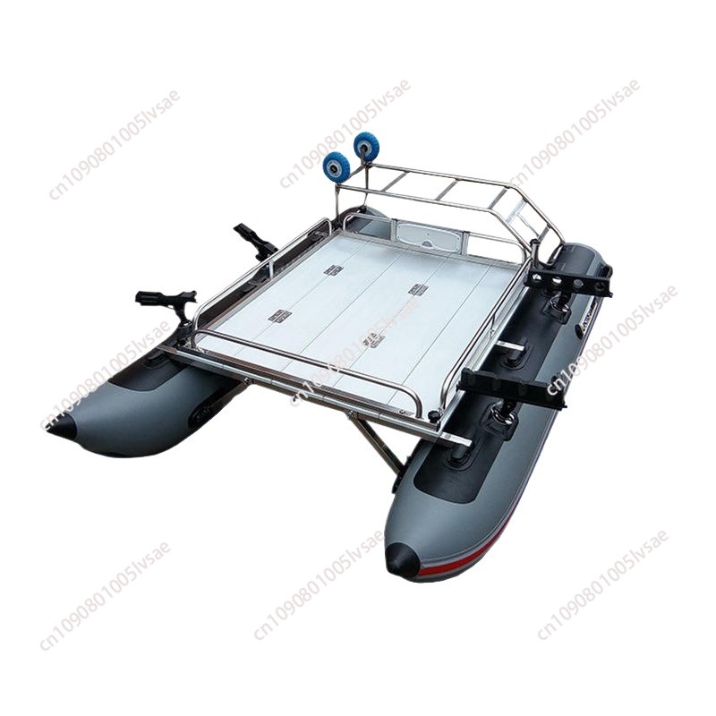 Fishing Boat Aluminum - Aluminium Deck PVC Pontoon 1/2/4 Inflatable