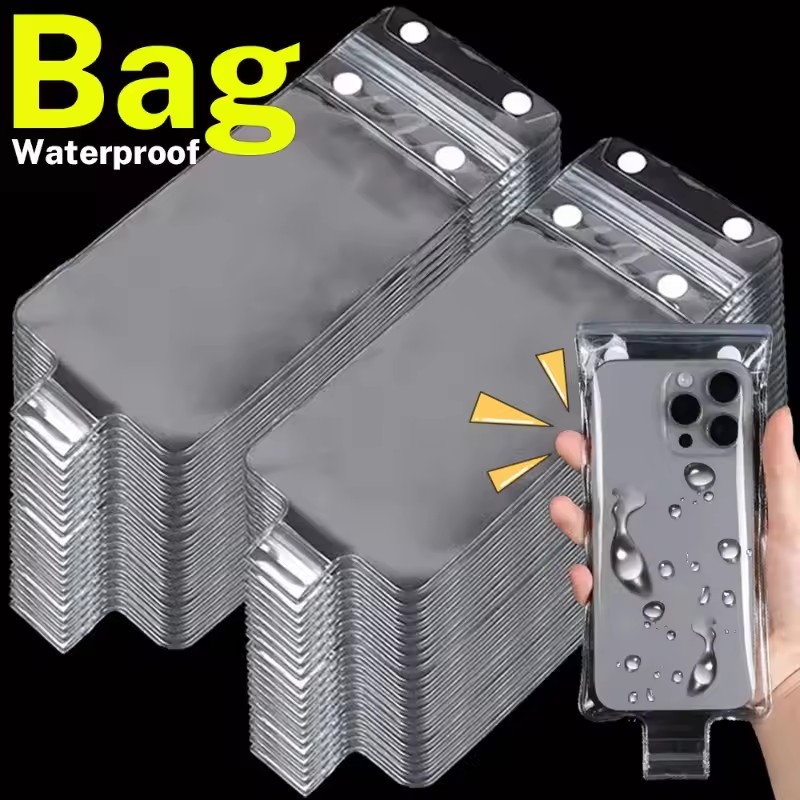 Fishing Boat Cover - 1-10PCS Transparent Waterproof Phone Covers Swimming