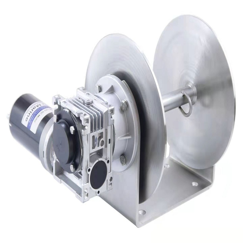 Fishing Boat Anchor Winch - 12V 1000W 316 Stainless Steel Drum