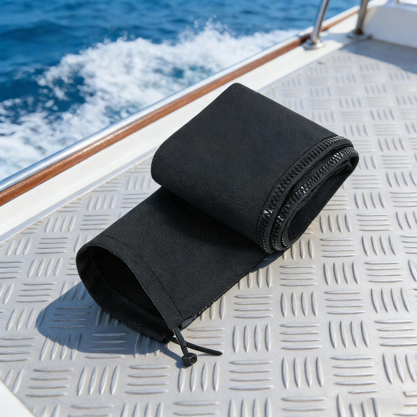 Fishing Boat Trolling Motor - 48 Inch Outboard Rigging Sleeve Zippered