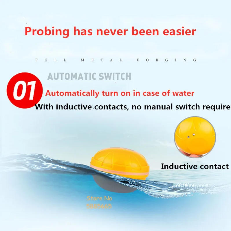 Smart Portable 50M Depth Sonar - Fishing Boat Depth Finder review and price