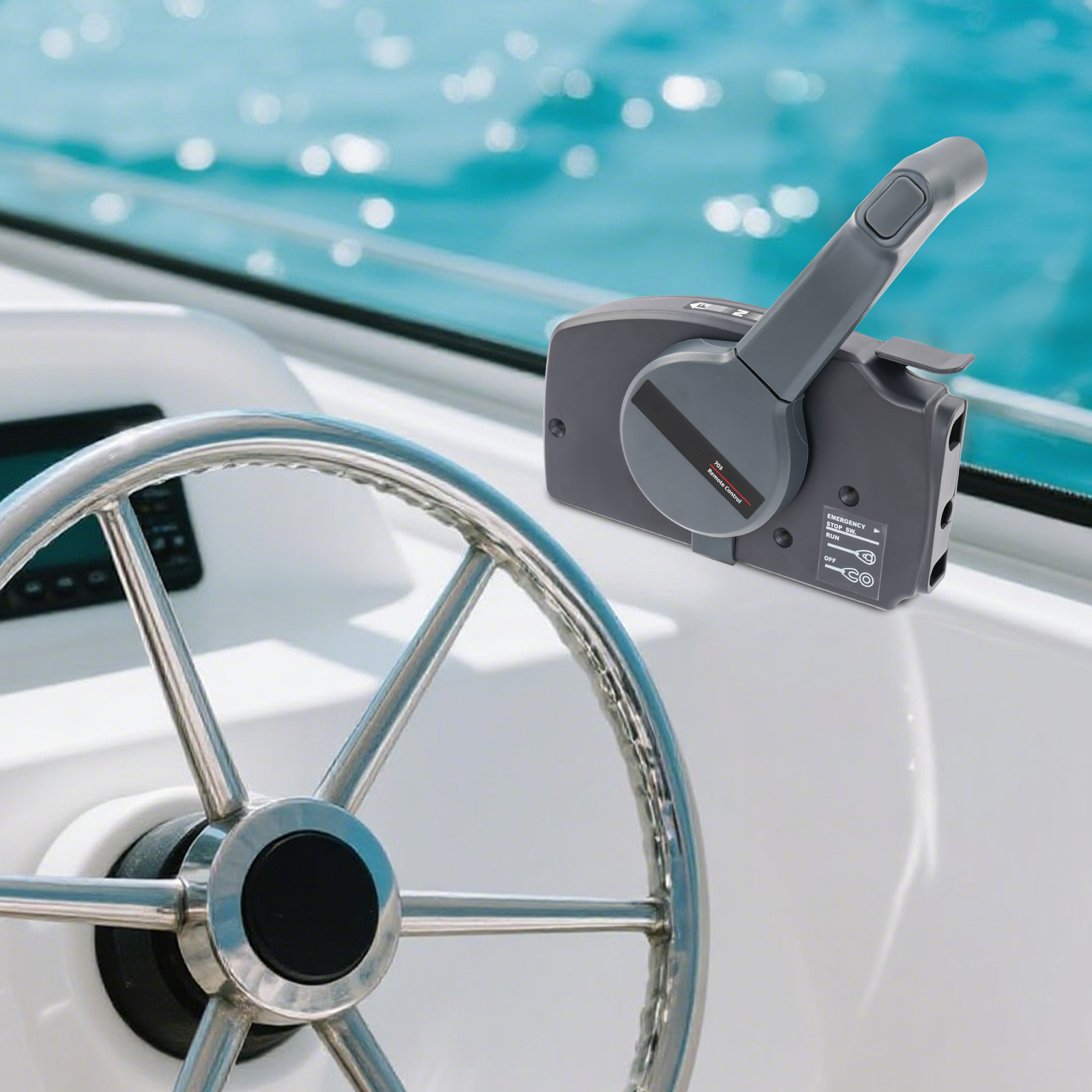 Outboard Remote Control Box Si - Fishing Boat Outboard Motor review and price