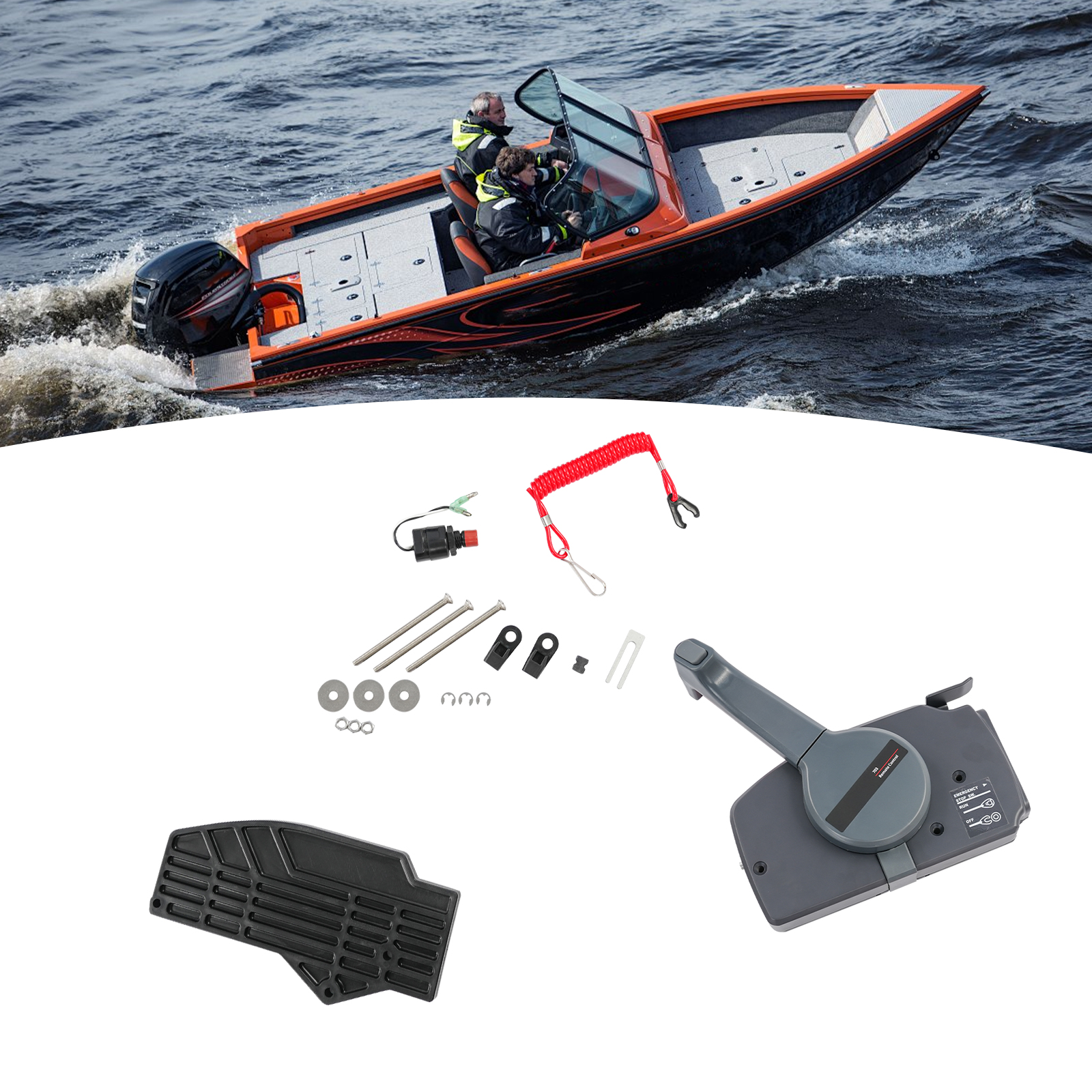 Outboard Remote Control Box Si - Fishing Boat Outboard Motor review and price