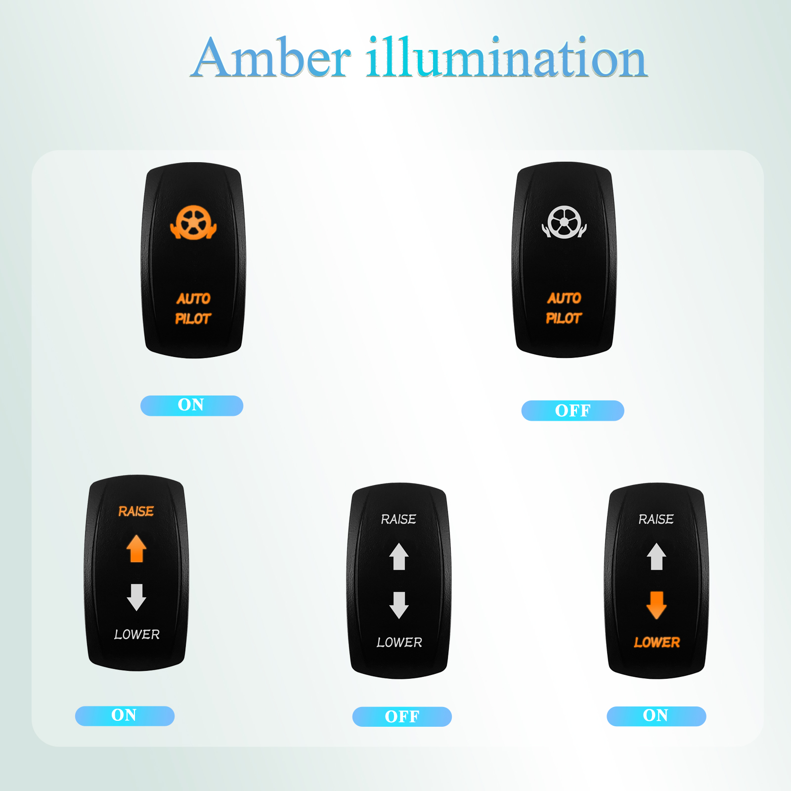 12V/24V Waterproof Backlit Mar - Fishing Boat Anchor review and price
