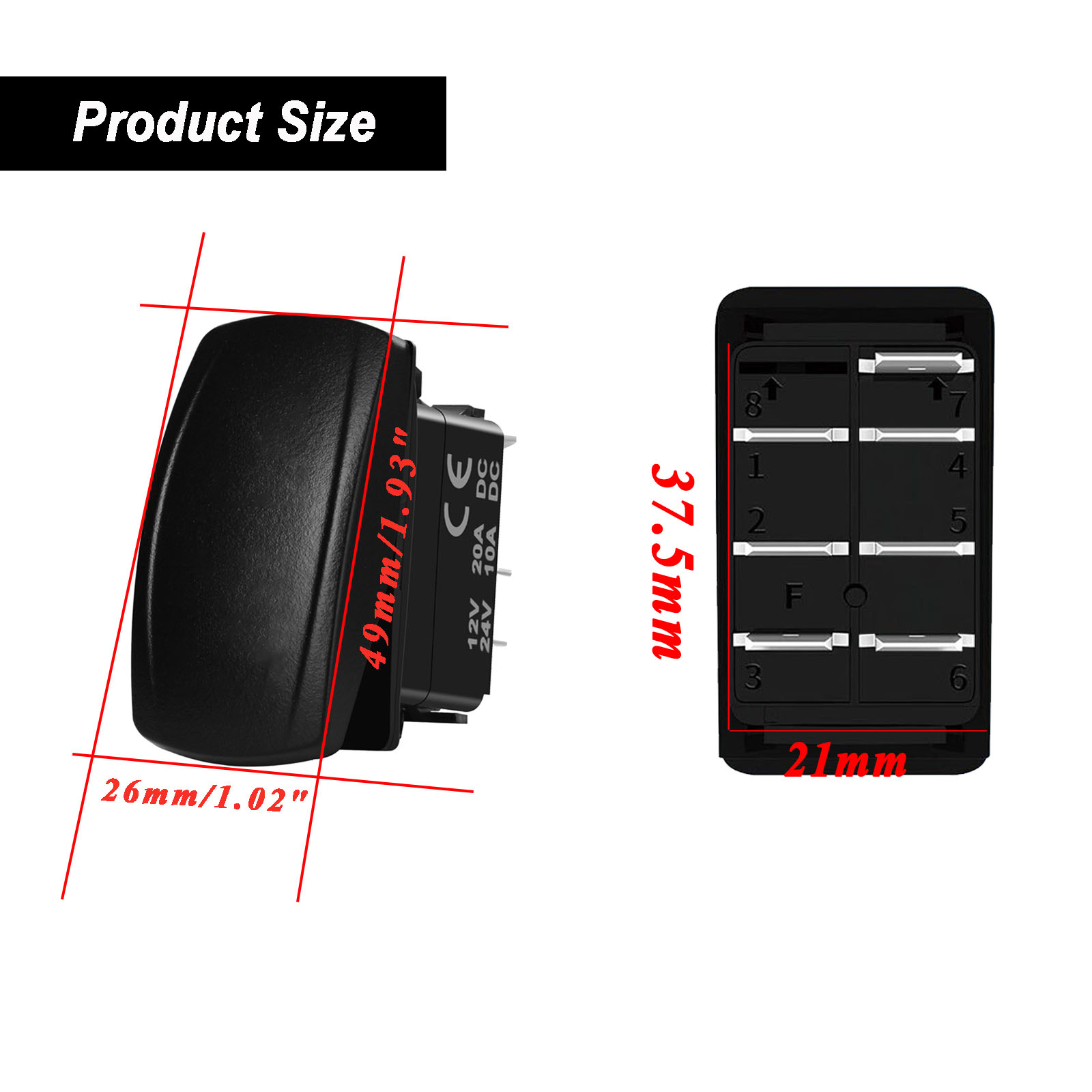 12V/24V Waterproof Backlit Mar - Fishing Boat Anchor review and price