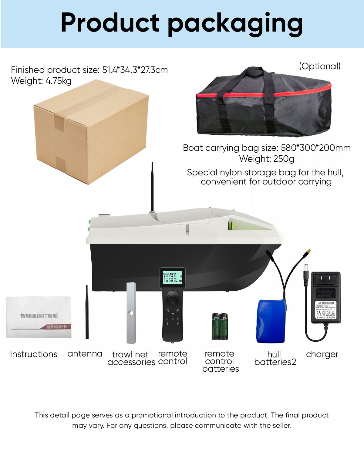 Auto Cruise RC Fishing Bait Bo - Fishing Boat Gps review and price