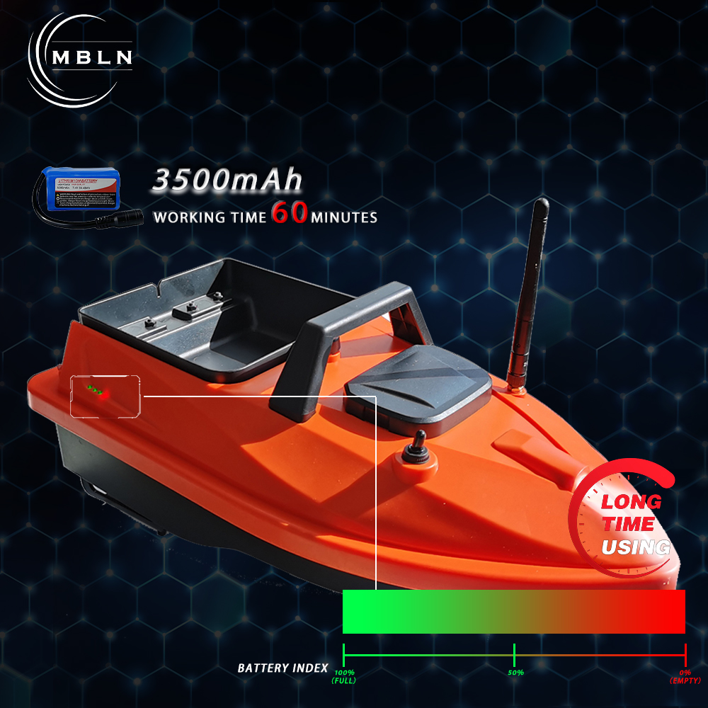 MBLN Mini GPS Bait Boat – 24 W - Fishing Boat Gps review and price