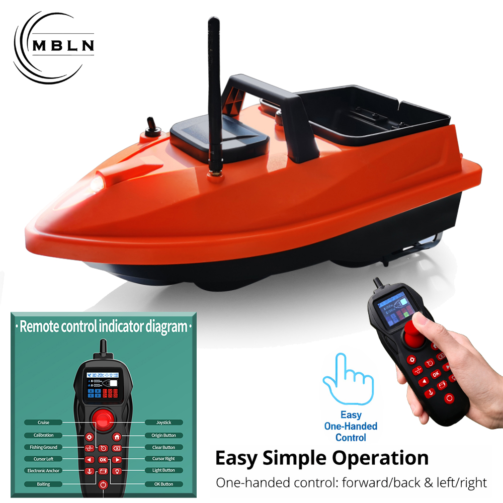 MBLN Mini GPS Bait Boat – 24 W - Fishing Boat Gps review and price