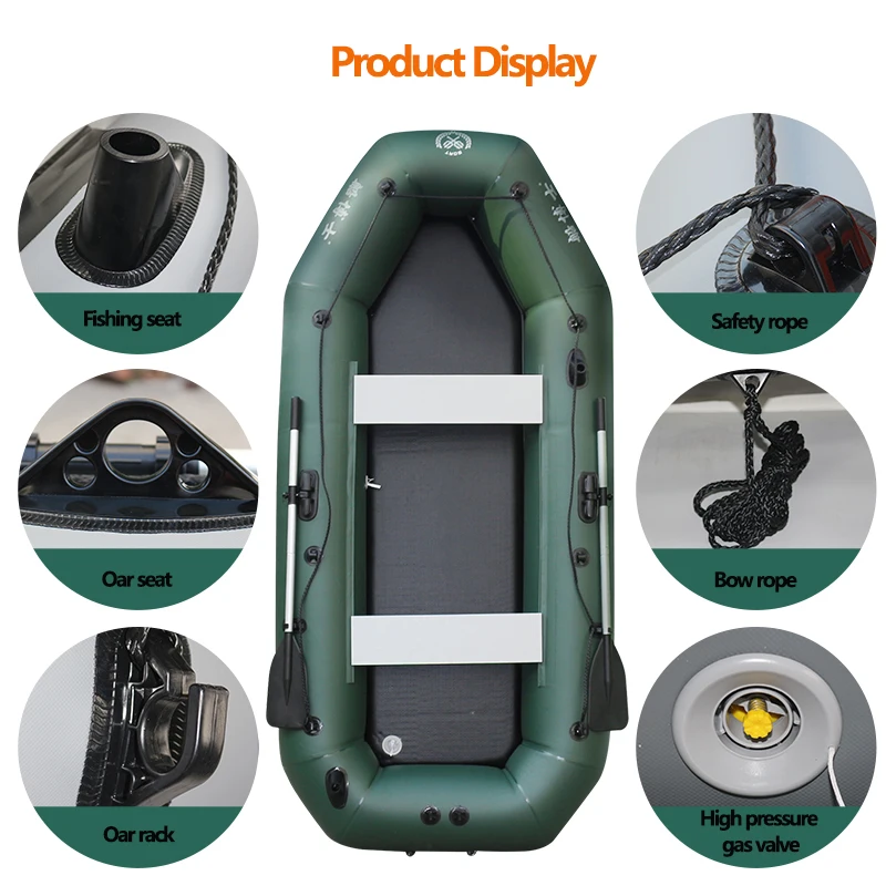 1.75~3.6m Green Fishing Kayak  - Fishing Boat Trailer review and price
