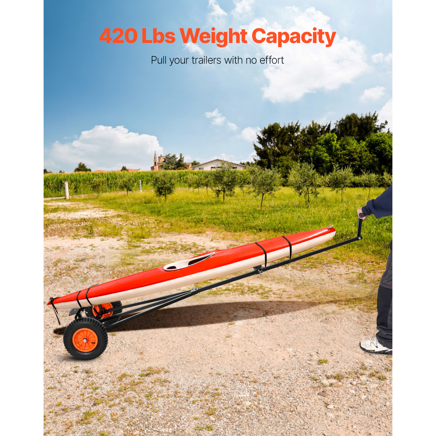SucceBuy 420lbs Boat Trailer D - Fishing Boat Trailer review and price