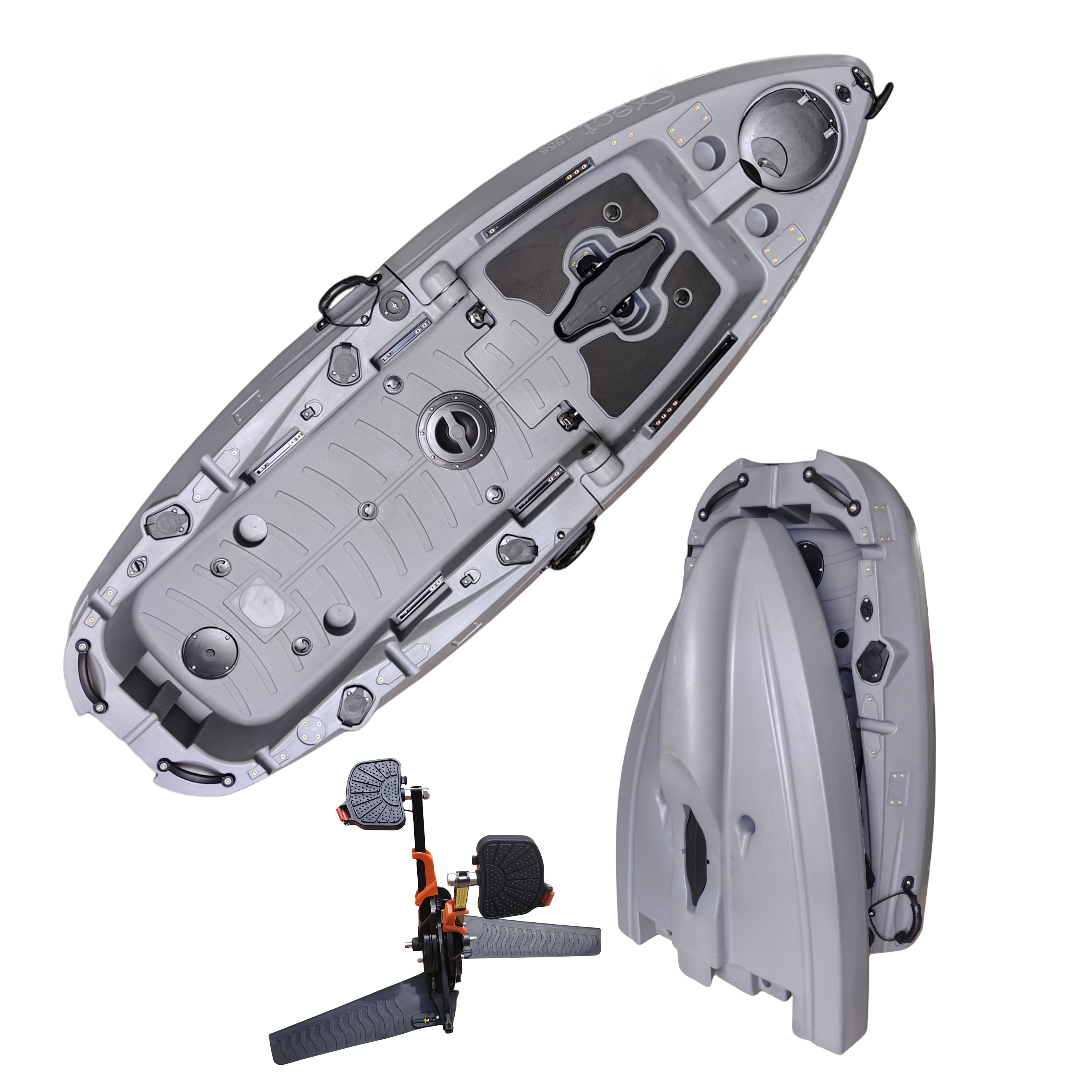 Plastic Kayak Pedal Kayak Fish - Fishing Boat Seat review and price