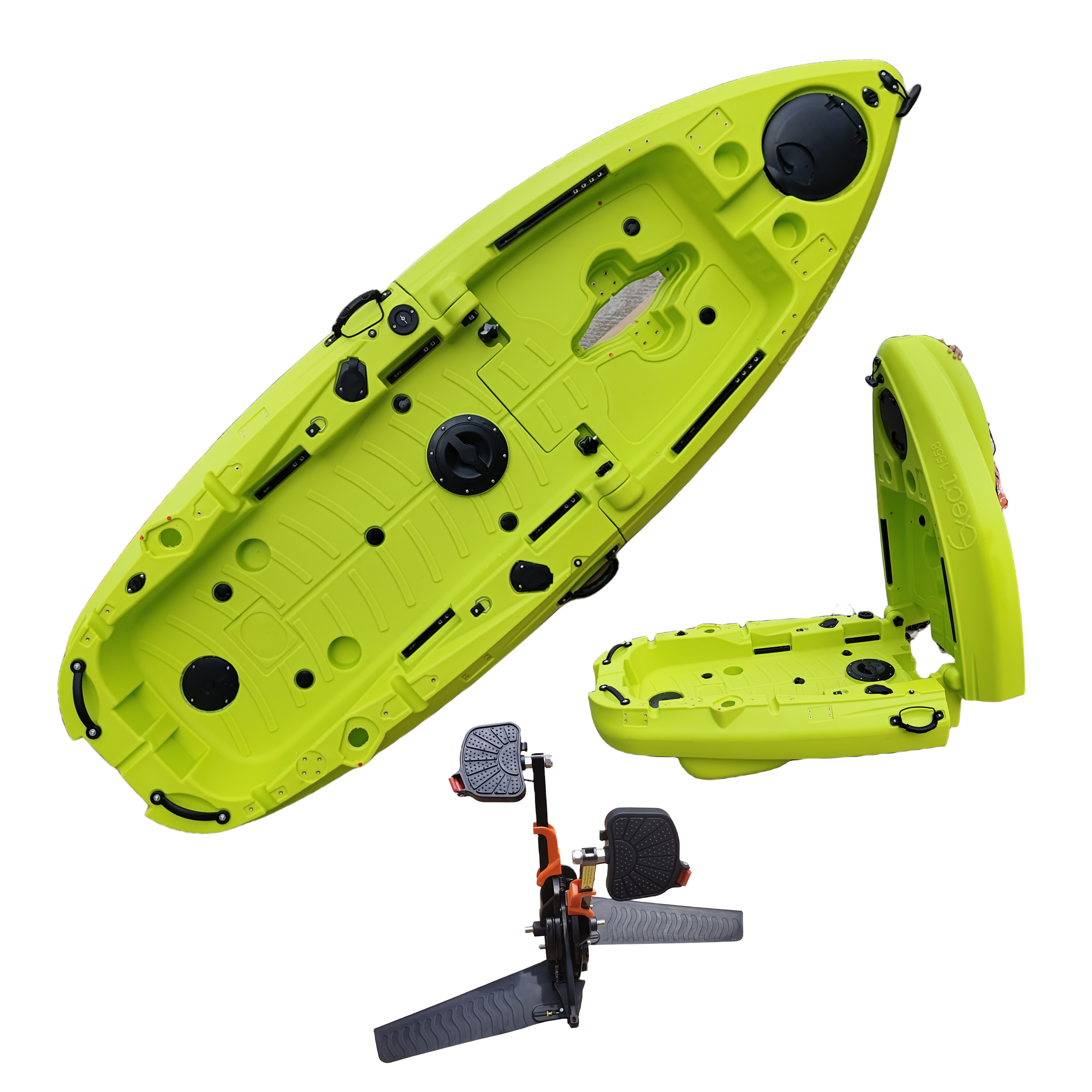 Plastic Kayak Pedal Kayak Fish - Fishing Boat Seat review and price