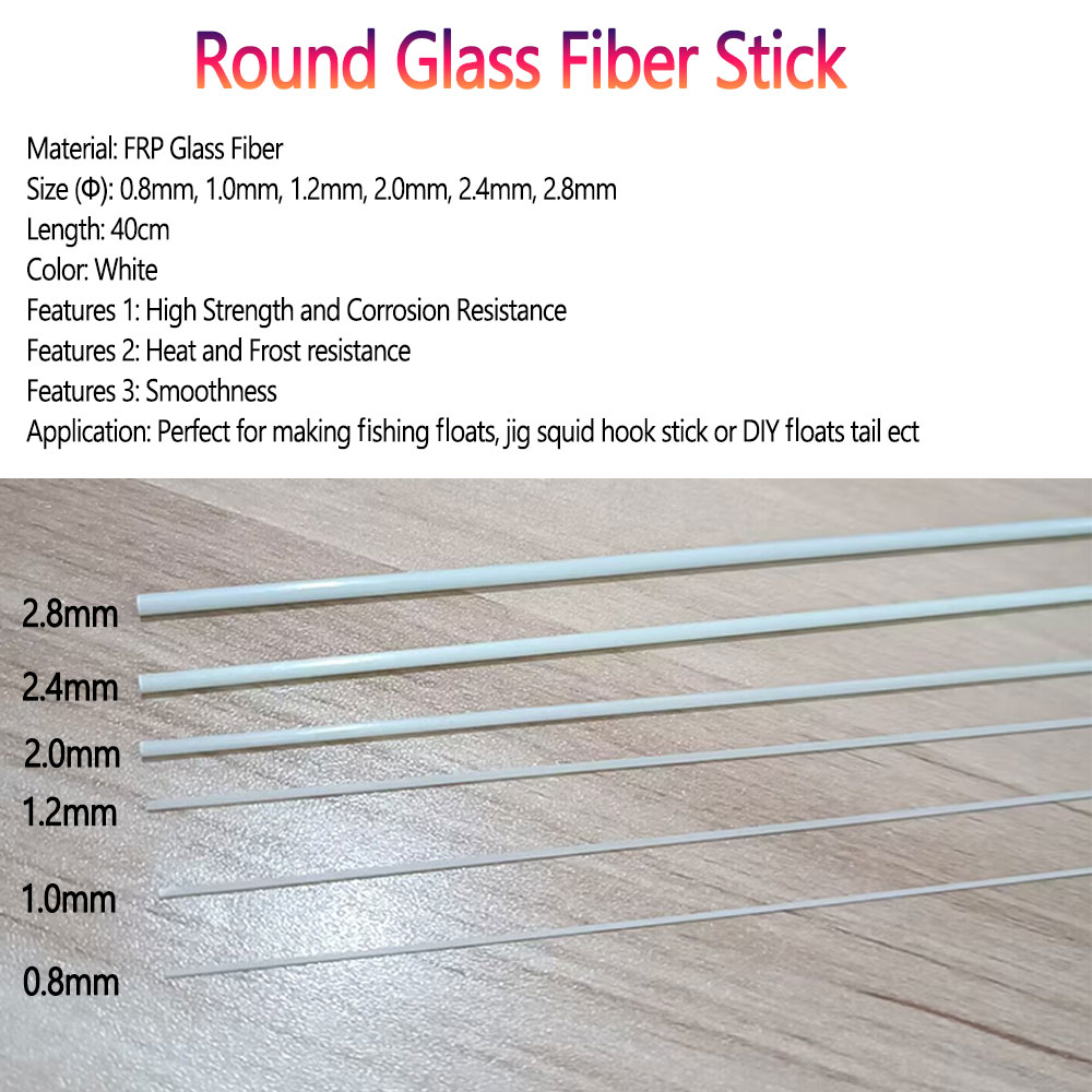 Bimoo 10/20pcs 0.8mm~2.8mm Rou - Fishing Boat Fiberglass review and price