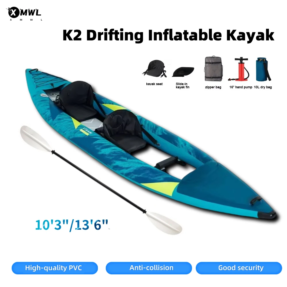 Canoe Kayak Inflatable Boat 1- - Fishing Boat Seat review and price