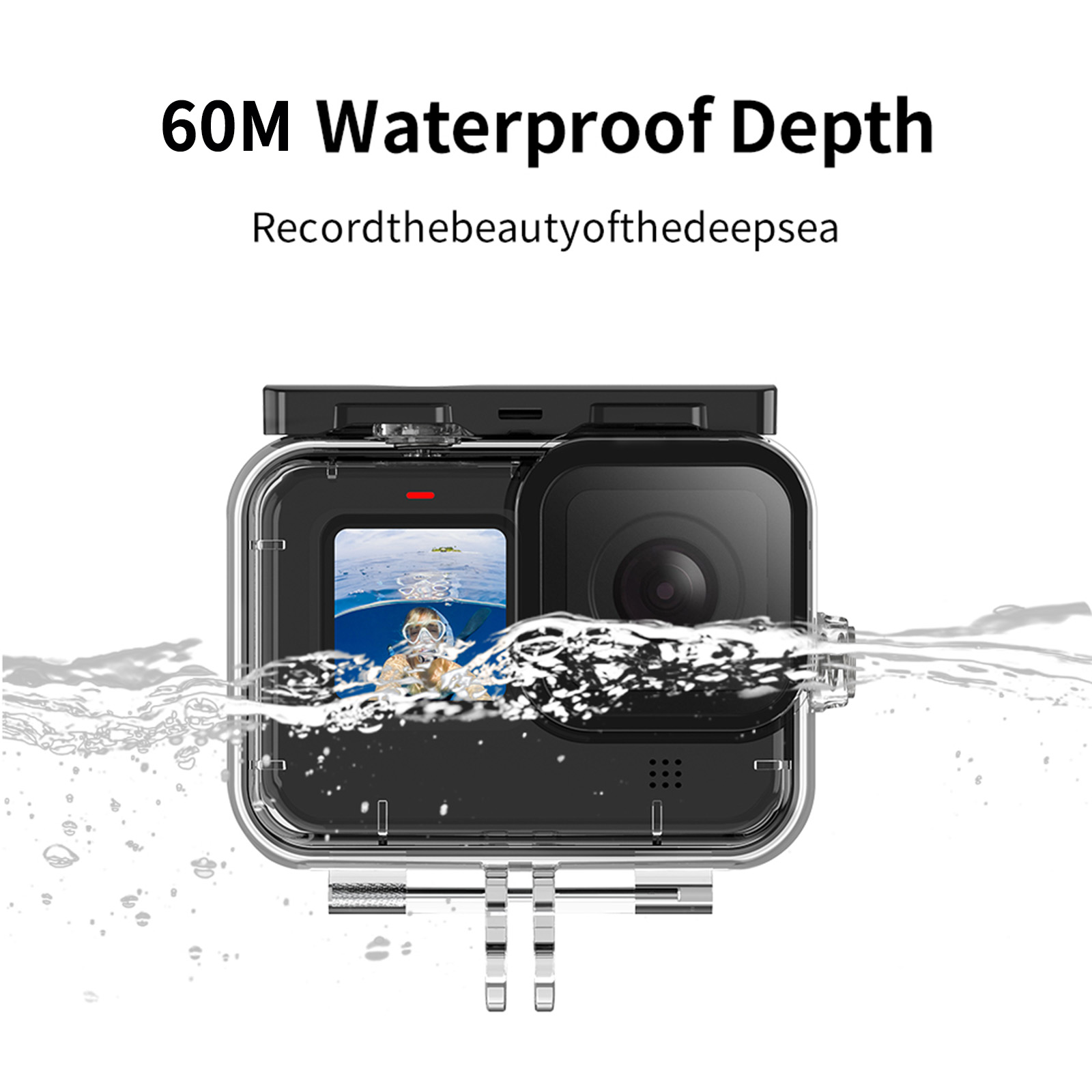 TELESIN 60M Waterproof Housing - Fishing Boat Cover review and price