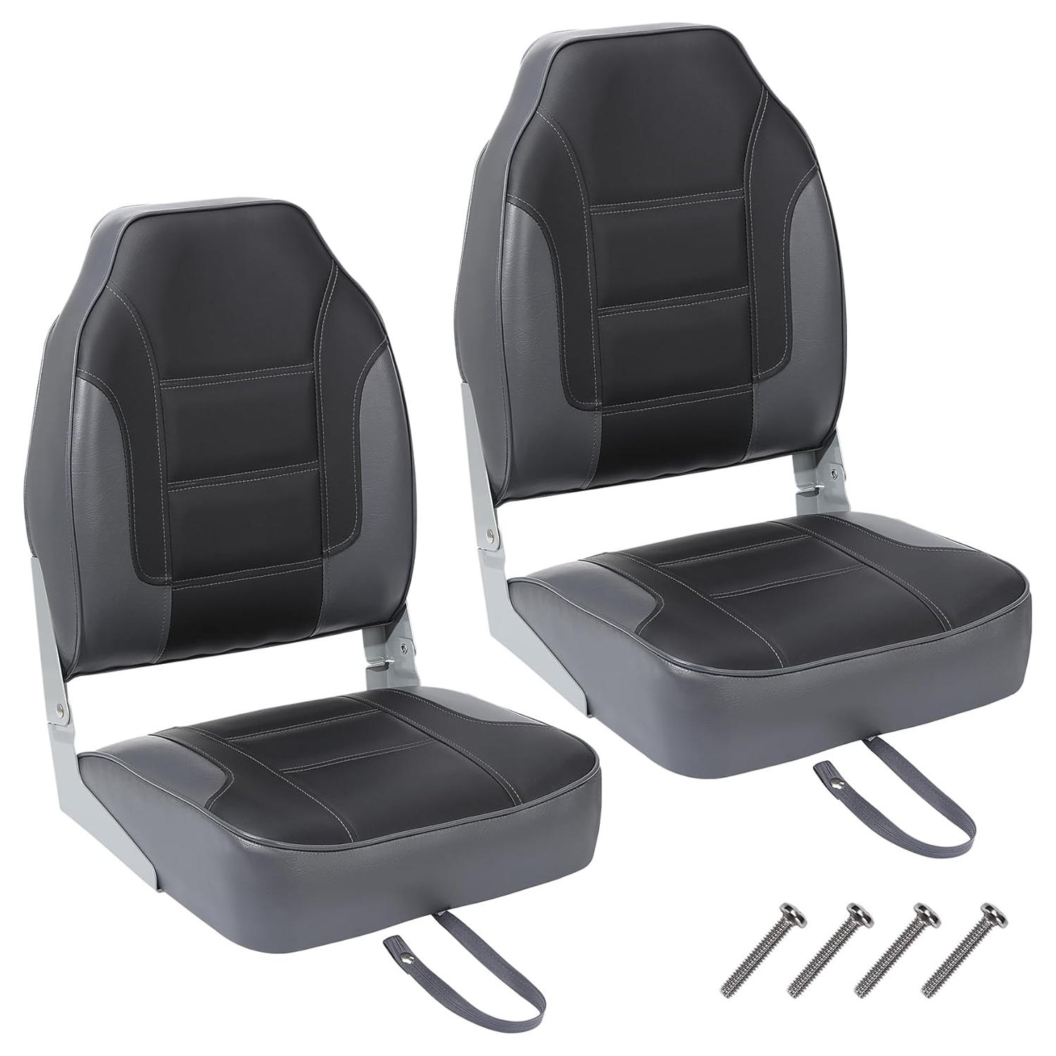 2 Pack Folding Boat Seats, Hig - Fishing Boat Seat review and price