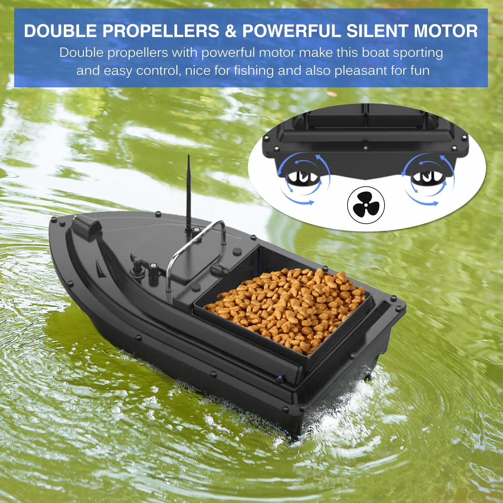 D16E GPS 12000mAh Fishing Bait - Fishing Boat Gps review and price