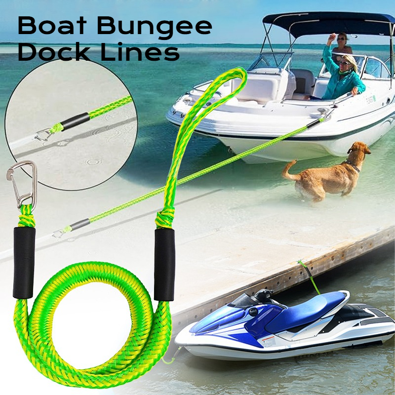 Boat Bungee Dock Line M8 Hook  - Fishing Boat Anchor review and price