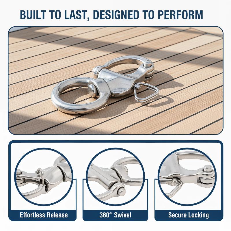 Marine Swivel Snap Shackle 316 - Fishing Boat Oar review and price