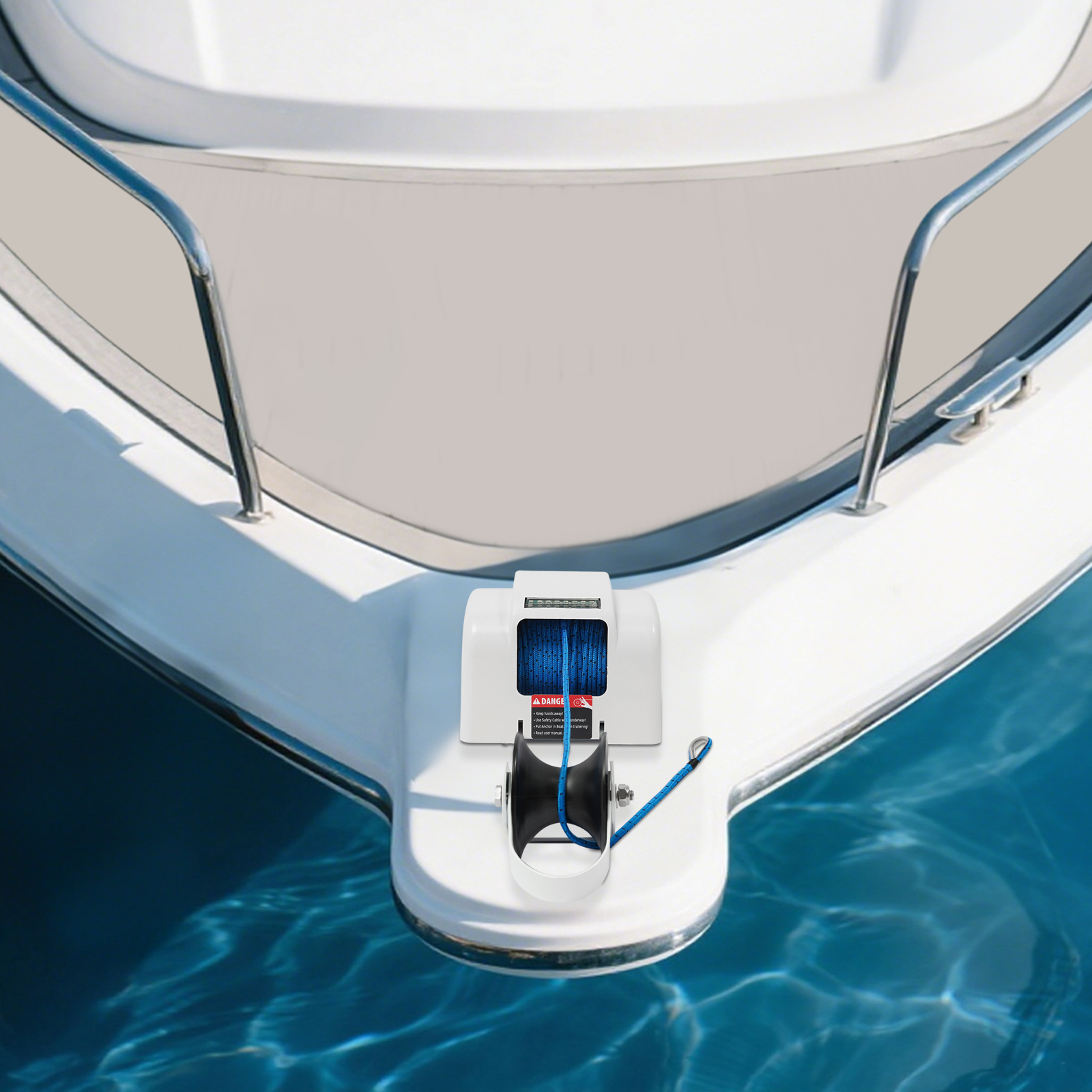 12V Electric Anchor Winch 45LB - Fishing Boat Anchor Winch review and price