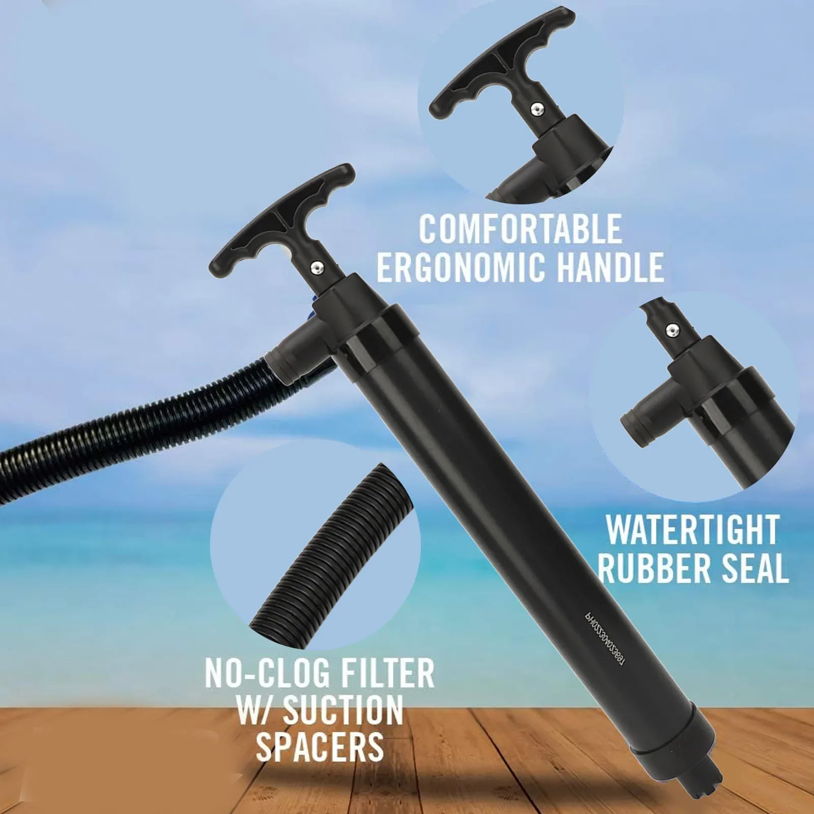 Manual Bilge Pump With Hose Po - Fishing Boat Bilge Pump review and price