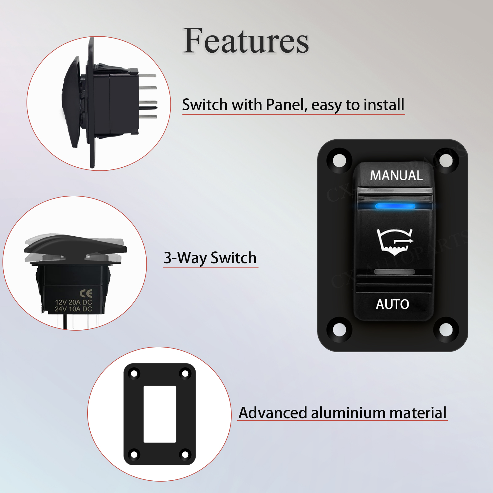 3 Way Bilge Pump Rocker Switch - Fishing Boat Bilge Pump review and price