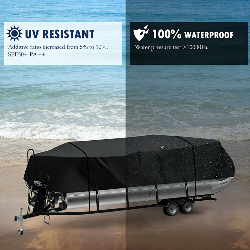 Oxford Waterproof Boat Cover L - Fishing Boat Cover review and price