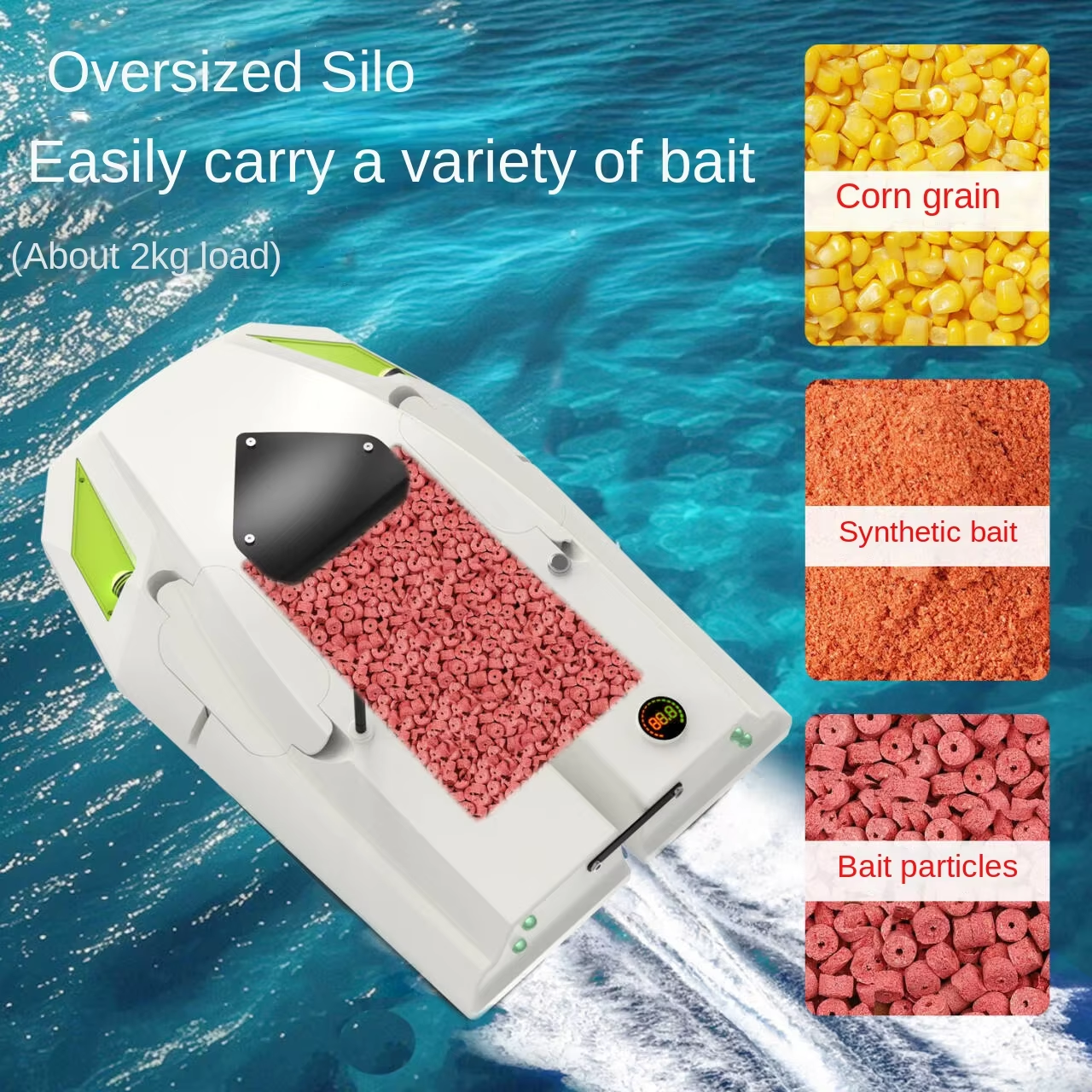 12V GPS RC Bait Boat 100 Posit - Fishing Boat Gps review and price