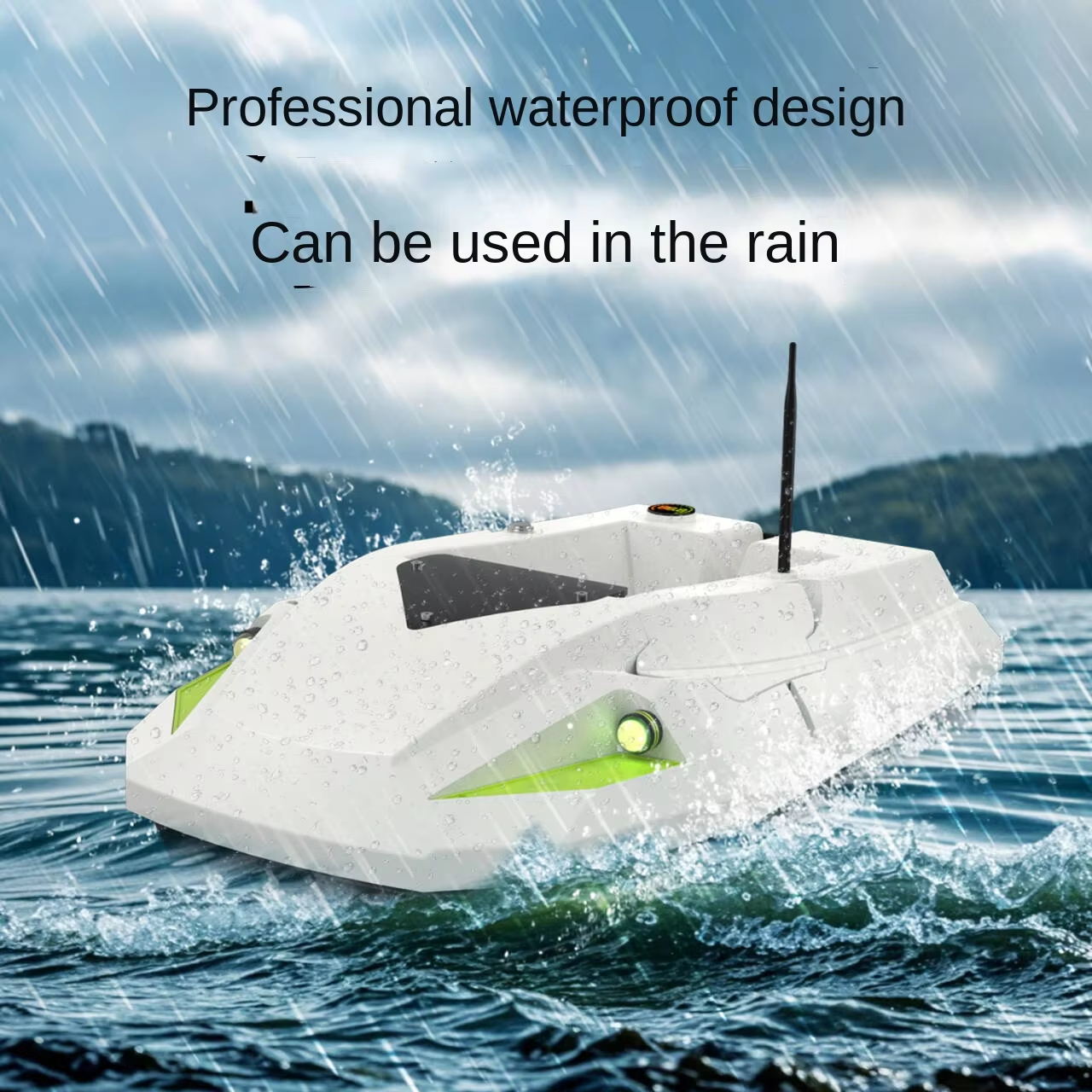 12V GPS RC Bait Boat 100 Posit - Fishing Boat Gps review and price
