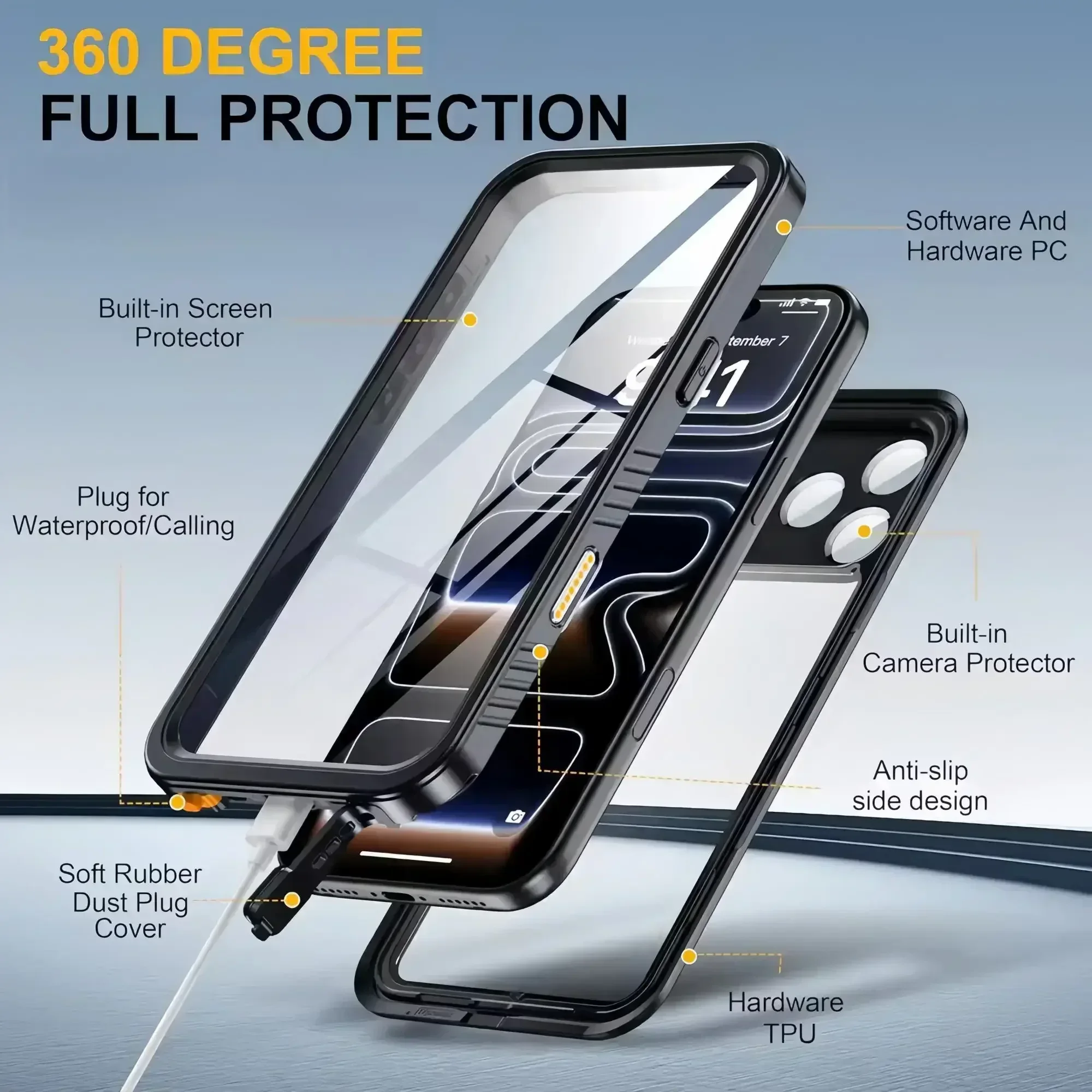 IP68 Waterproof Case for iphon - Fishing Boat Cover review and price