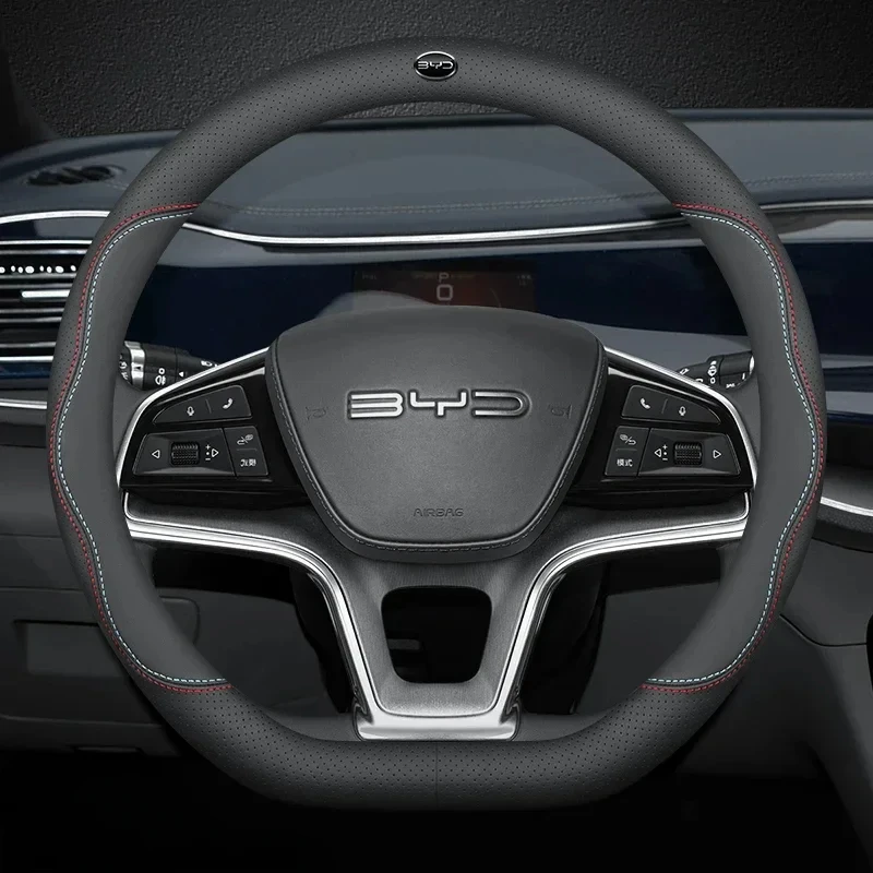 38cm D-shape Leather Car Steer - Fishing Boat Steering Wheel review and price