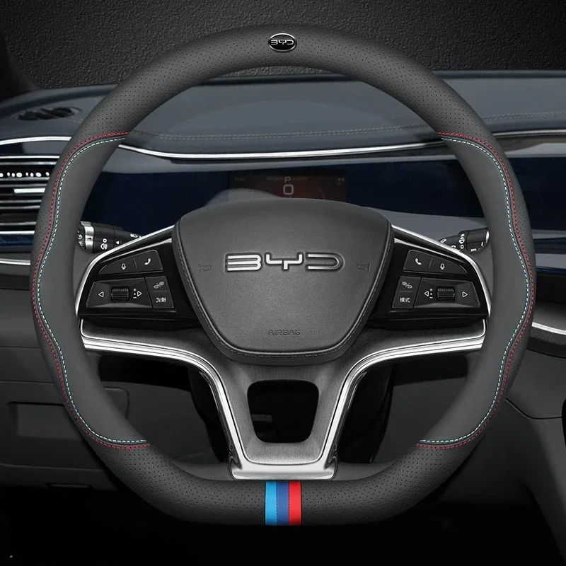 38cm D-shape Leather Car Steer - Fishing Boat Steering Wheel review and price