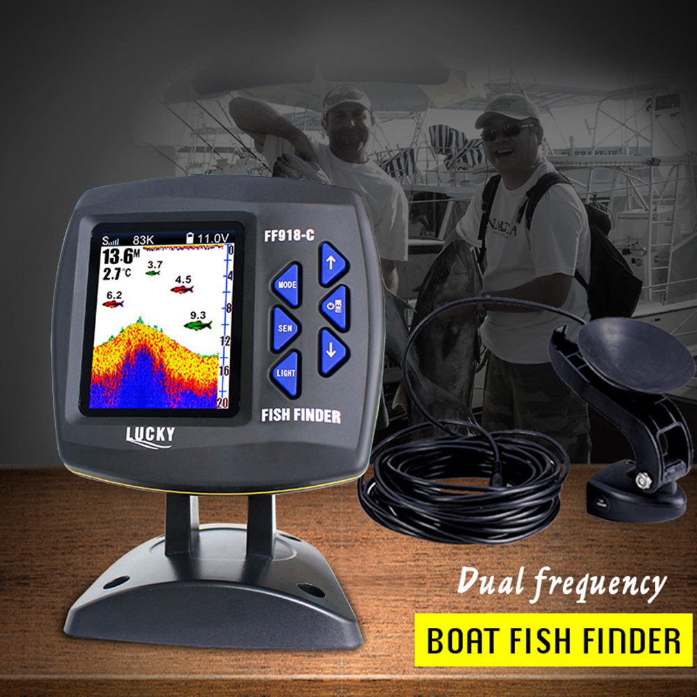 FF918-C100DS Color Screen Wire - Fishing Boat Depth Finder review and price