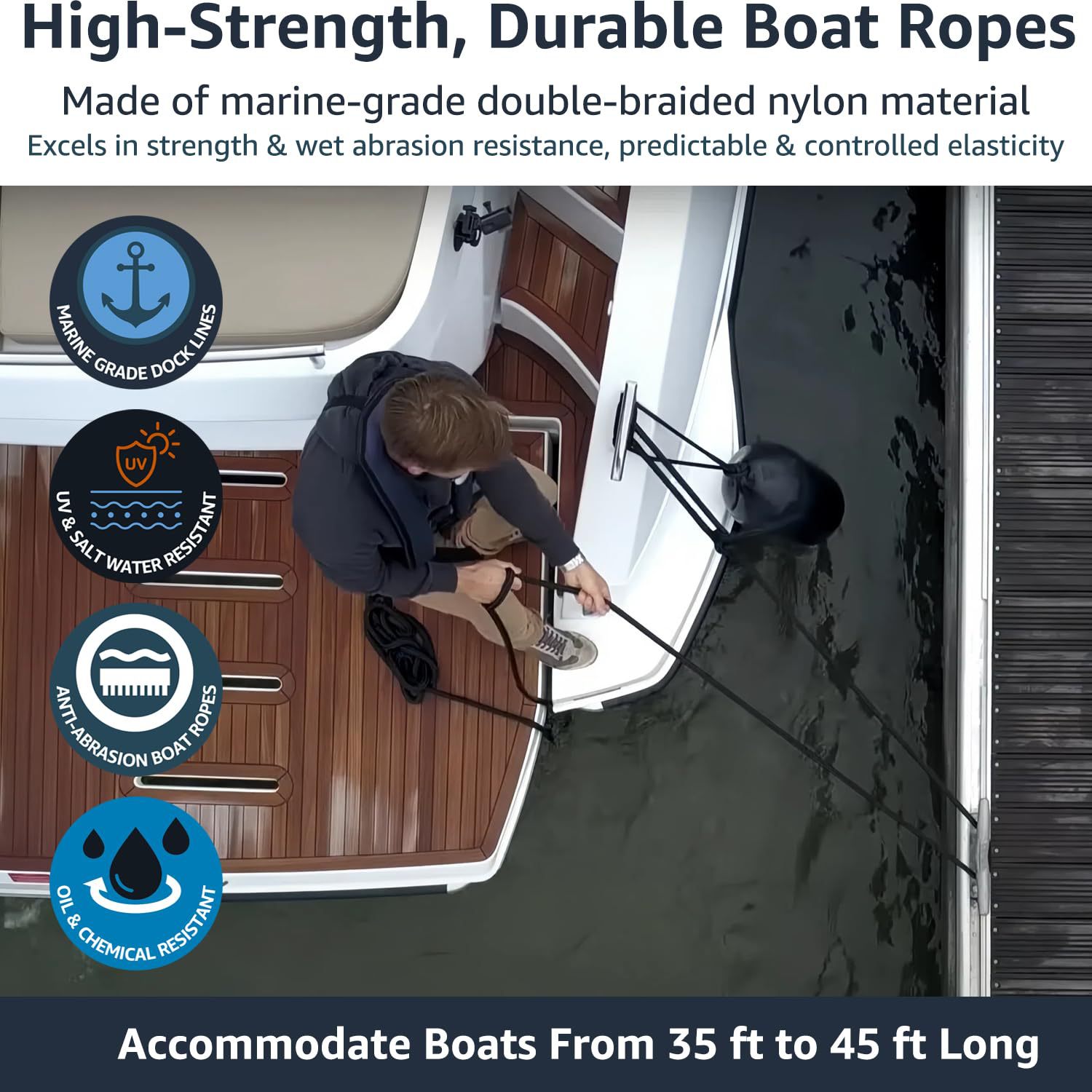 Marine Dock Rope Nylon Docking - Fishing Boat Paddle review and price