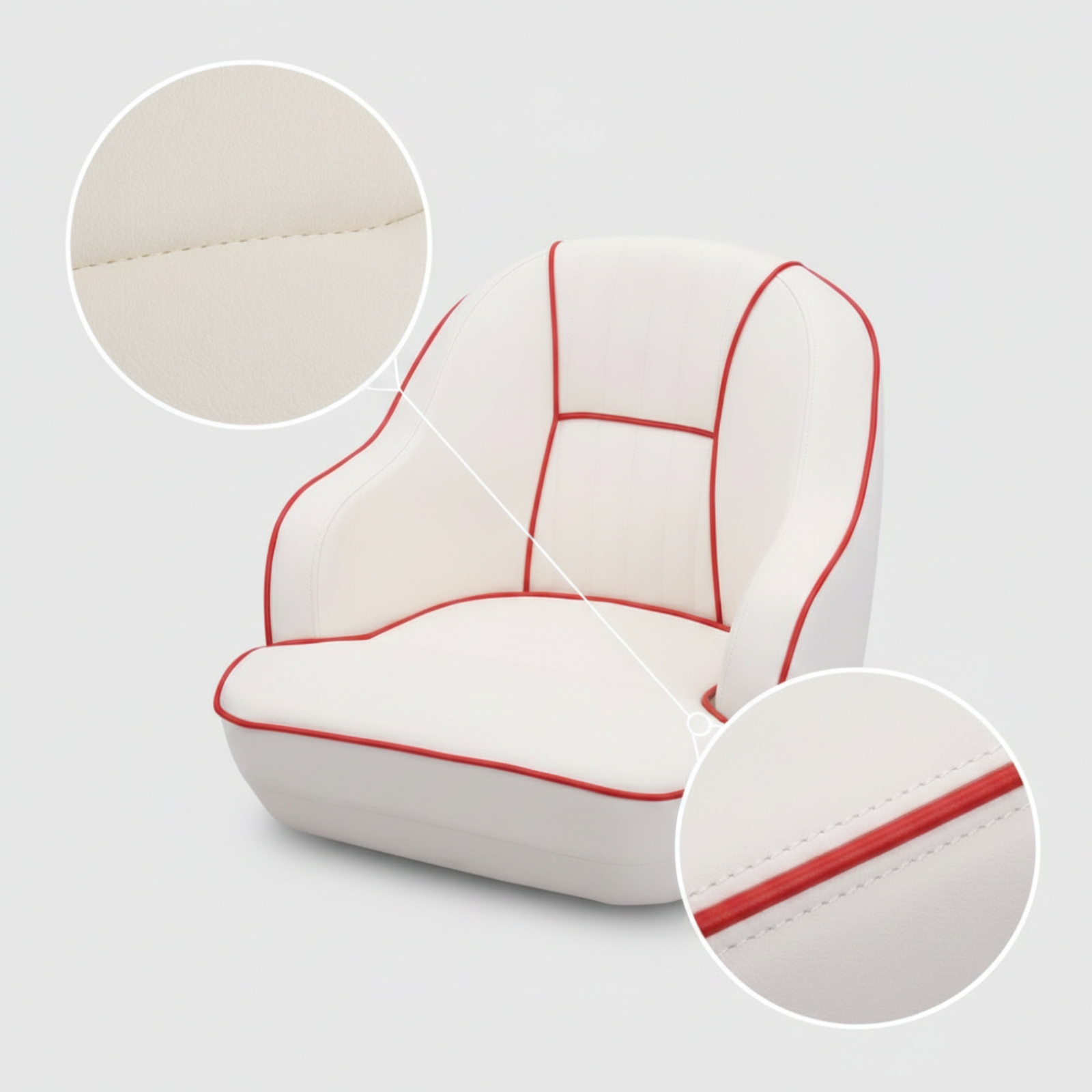 Pilot's Boat Seat Padded Helm  - Fishing Boat Seat review and price