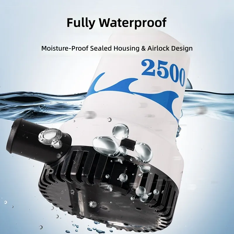 Marine Bilge Pump 12V 24V DC S - Fishing Boat Bilge Pump review and price