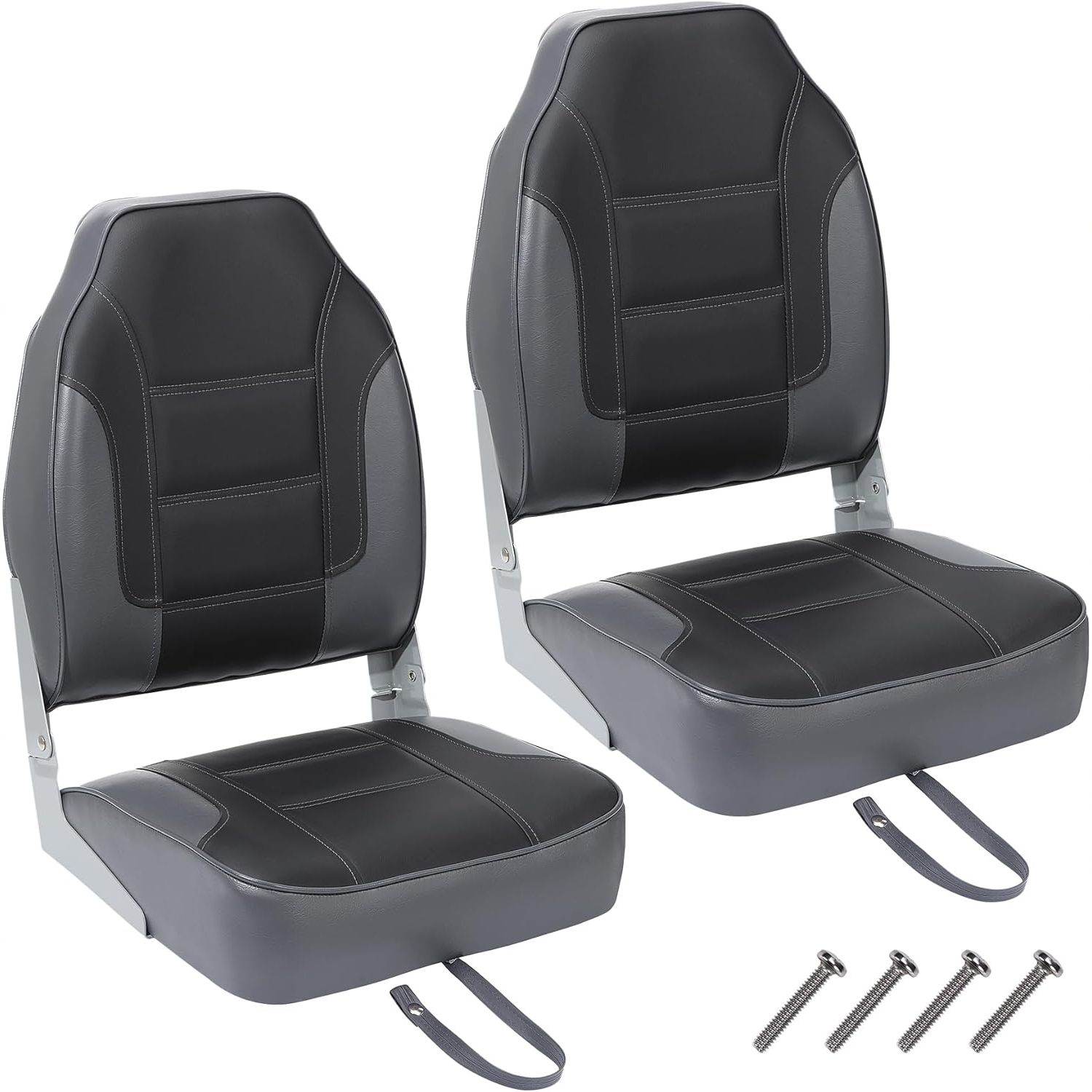 2 Pack Folding Boat Seats, Hig - Fishing Boat Seat review and price