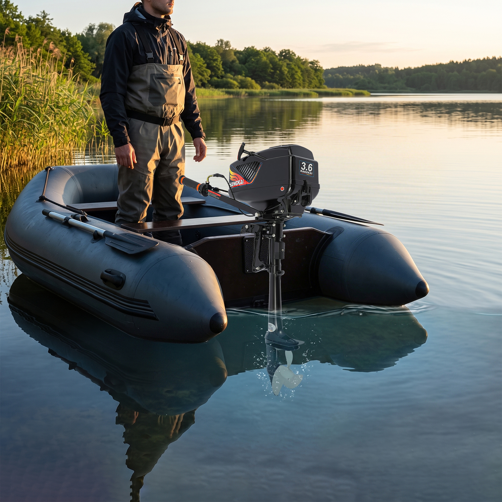 Outboard Motor, Gasoline Outbo - Fishing Boat Trolling Motor review and price