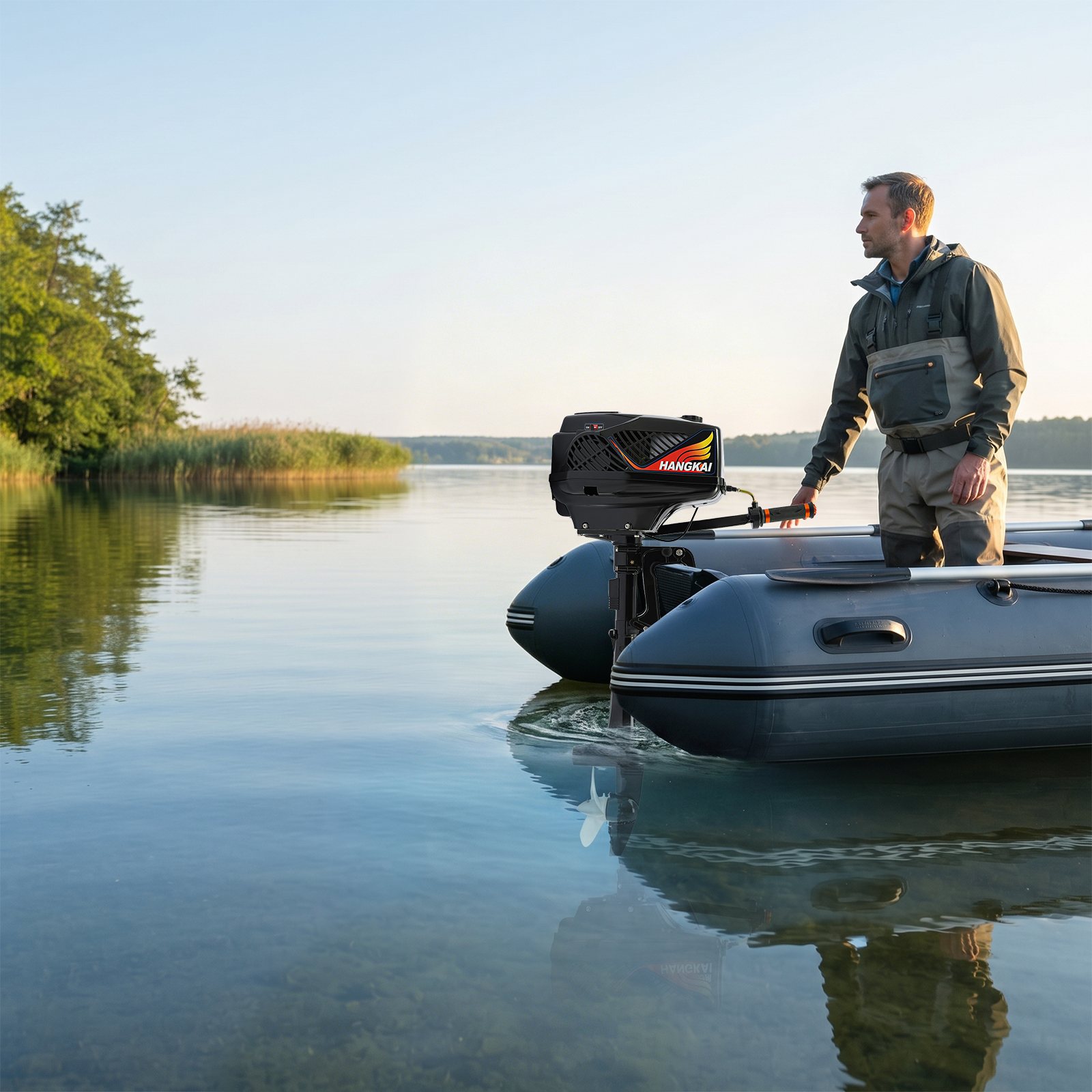 Outboard Motor, Gasoline Outbo - Fishing Boat Trolling Motor review and price