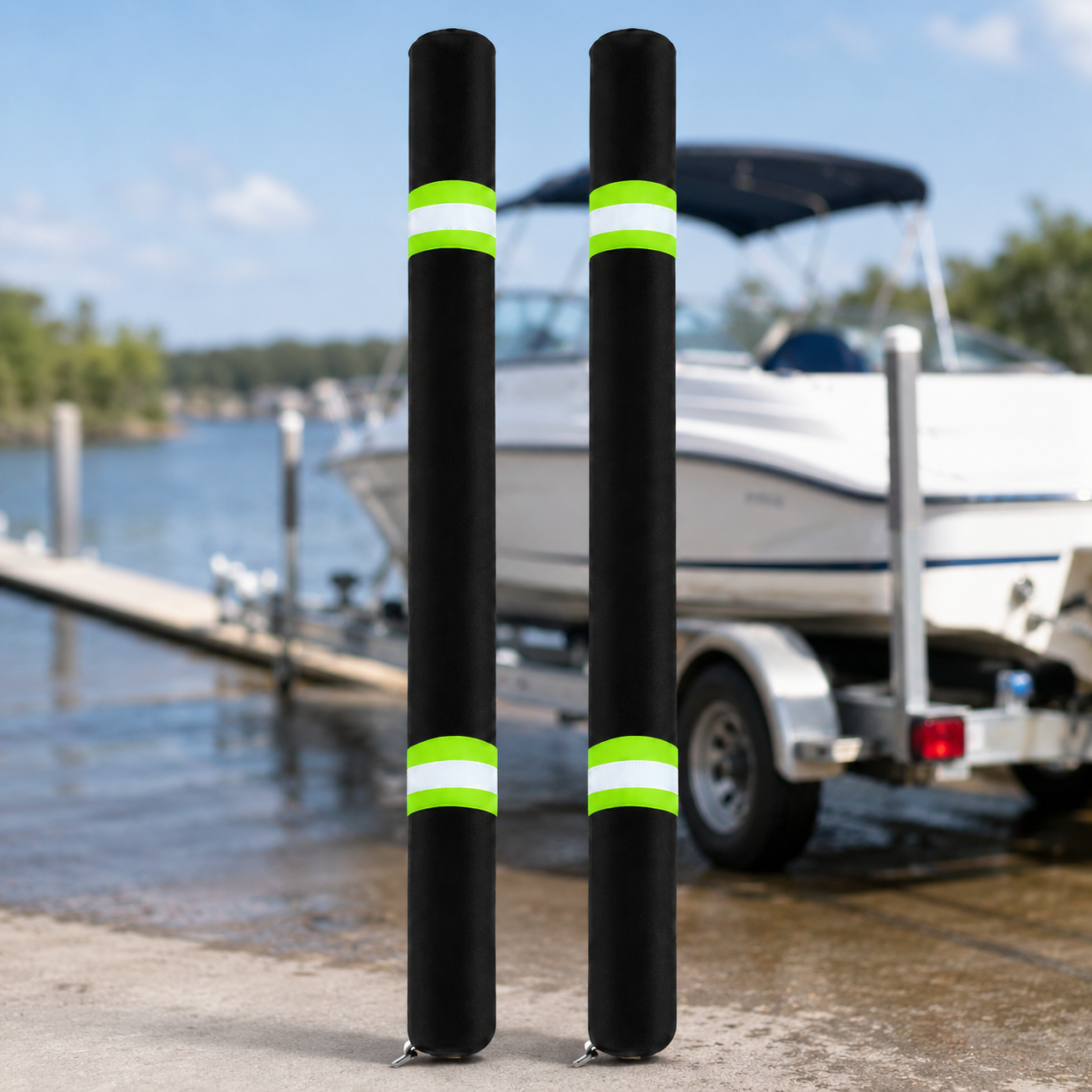 2Pcs Boat Trailer Guide Pole C - Fishing Boat Trailer review and price