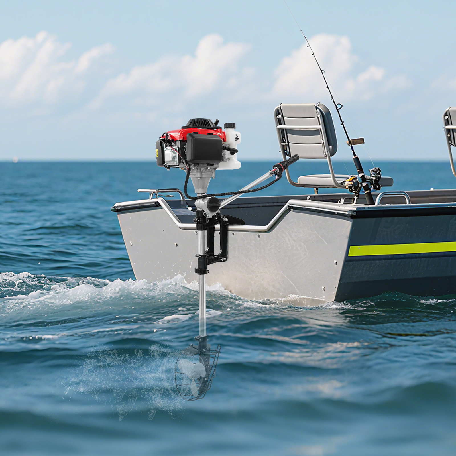 Outboard Motor, Gasoline Outbo - Fishing Boat Outboard Motor review and price